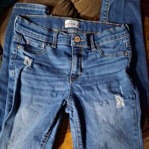 Jordache Girl Distressed Blue Skinny Jeans